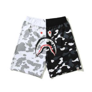 原版定制bape猿人头鲨鱼短裤出口外贸日本订单货源接一件代发