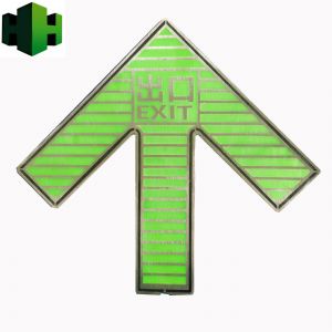 不锈钢自发光疏散导向蓄光消防安全标识