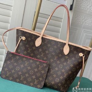 Neverfull中号手袋，lv老花购物袋经典永不过时
