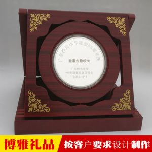 纯银纪念章荣休纪念章退休银章纪念礼品定制