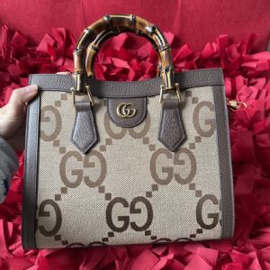 深圳哪里有卖高档的包包呢,Diana系列饰双G竹节小号女士托特包