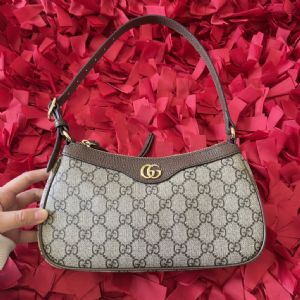 拼多多哪家莆田包质量好便宜棕色小号手袋配斜挎肩带腋下包经典麻将包