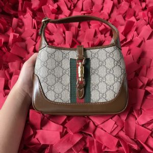 淘宝哪里买高档包包,1961系列迷你手提包棕色老花复古经典腋下包