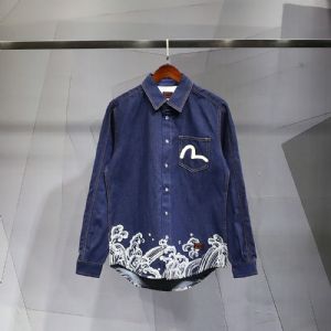 福神Evisu中山高版本牛仔衬衫工厂货源直供档口工作室微商代发