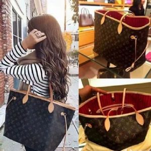 Neverfull中号手袋lv购物袋，值得入手的经典时尚手袋