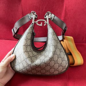 莆田包各个版本的区别你知道吗,棕色复古肩背包小号老花单肩包百搭