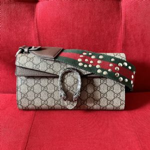 分享高档G家包包进货渠道,Dionysus小号肩背包乌木棕色老花