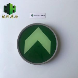 蓄光自发光玻璃地灯 玻璃夜光紧急出口导向