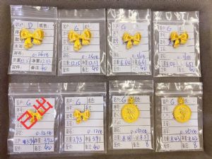 黄金5G古法项链手镯点钻戒指耳环厂家批发商