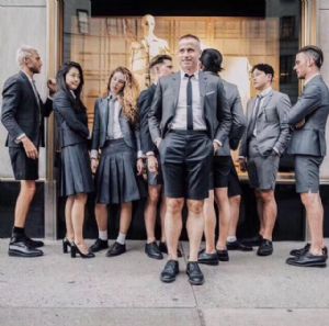 高档TB西服订制 高端外贸货源 批发微信