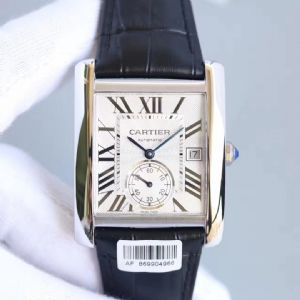 精坊一比.一卡.地亚坦克系列方形腕表机械腕表